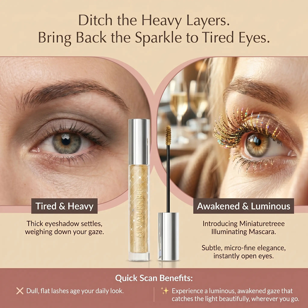 Miniaturetreee™ Illuminating Mascara - Instantly Awakens Tired Eyes & Adds an Elegant Micro-Sparkle | Last Day Claim 90% OFF 🔥