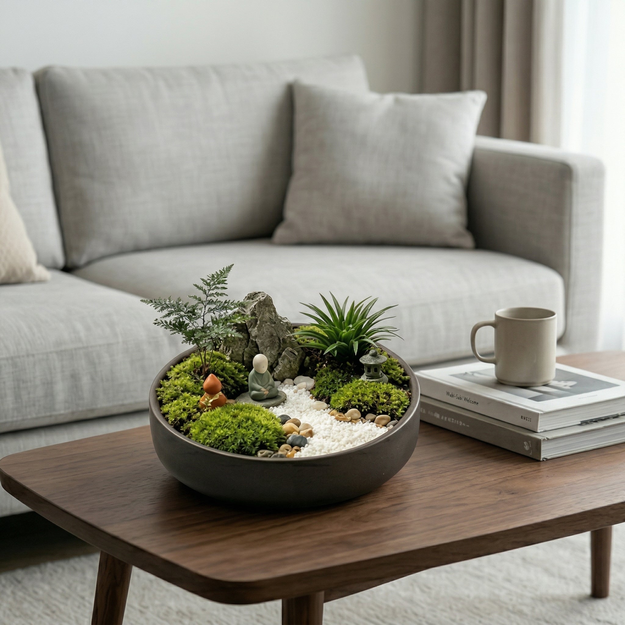 Zen Garden Moss Micro Landscape Planter