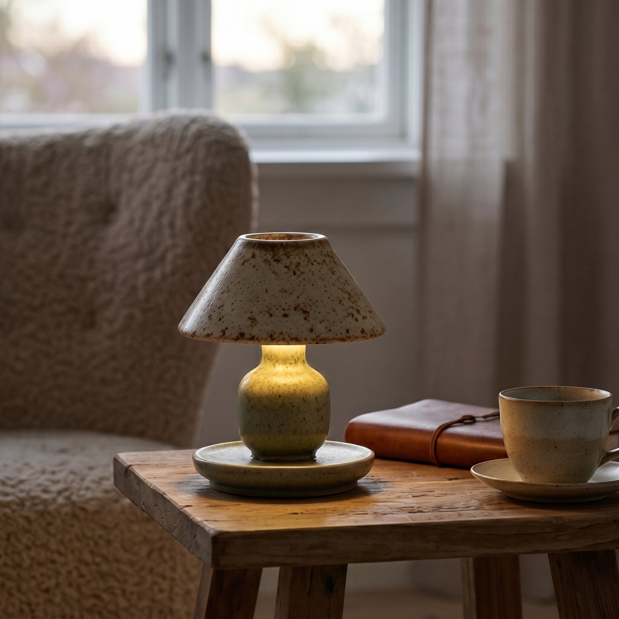 Rustic Ceramic Table Lamp