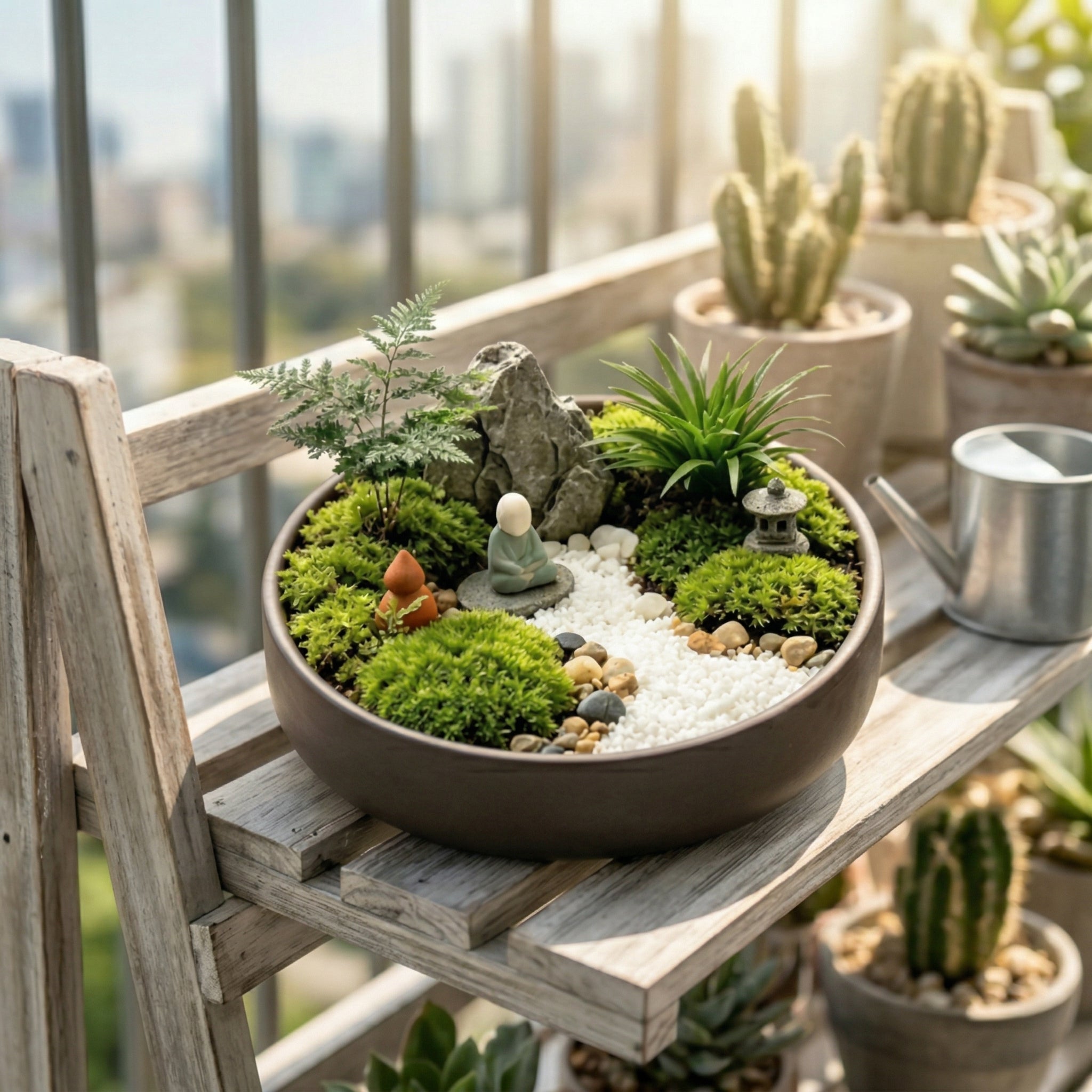 Zen Garden Moss Micro Landscape Planter