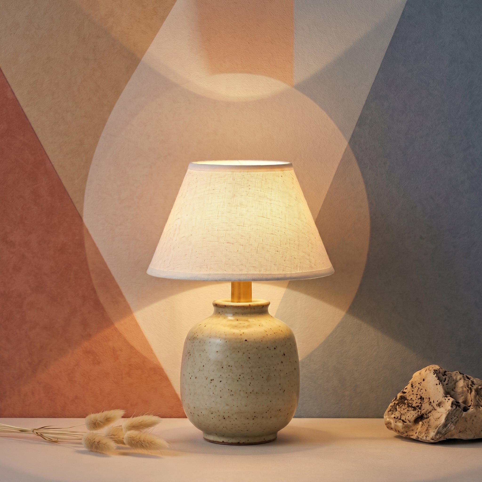 Speckled Ceramic Table Lamp