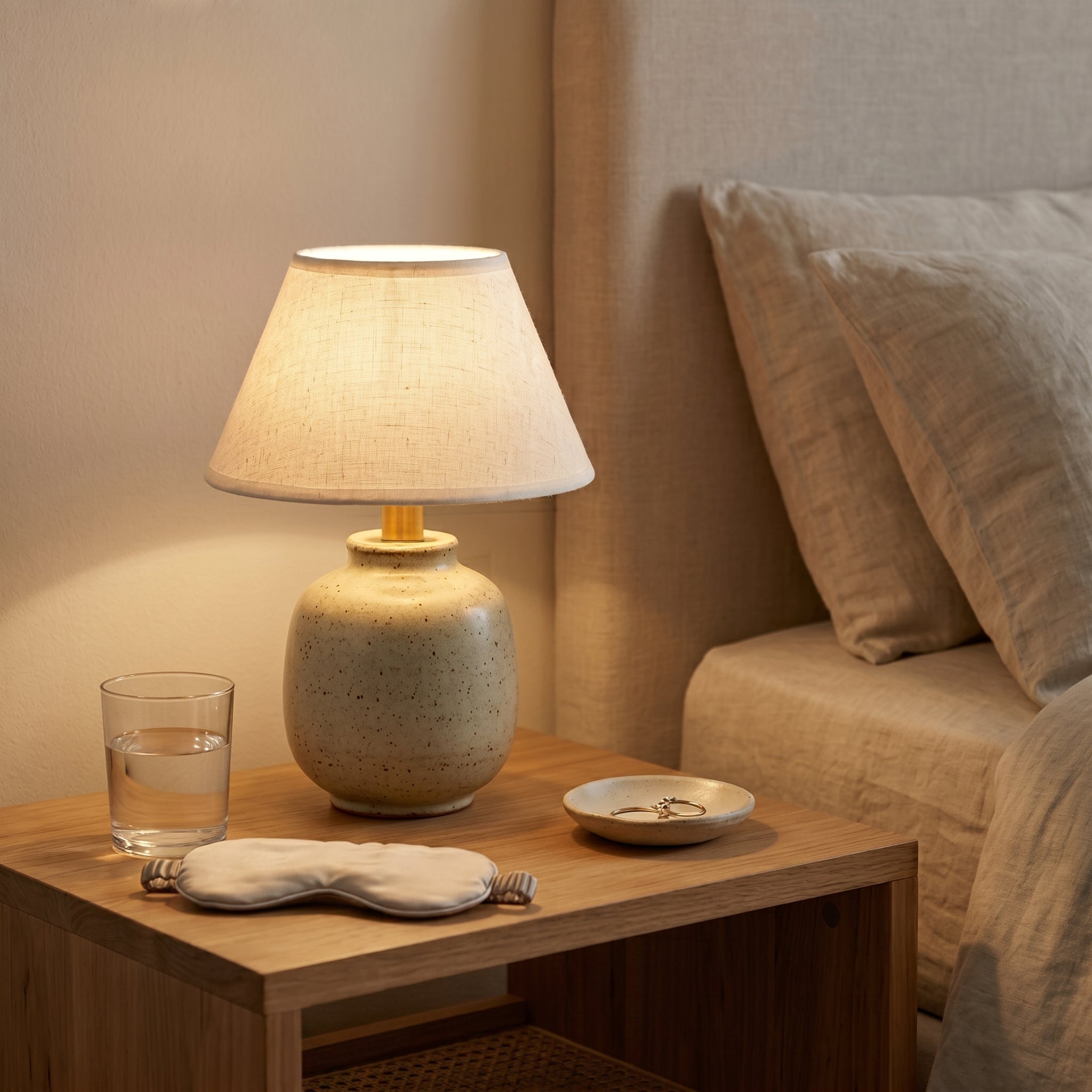 Speckled Ceramic Table Lamp