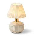 Pleated Ceramic Table Lamp