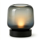 Smoked Glass Ambient Table Lamp