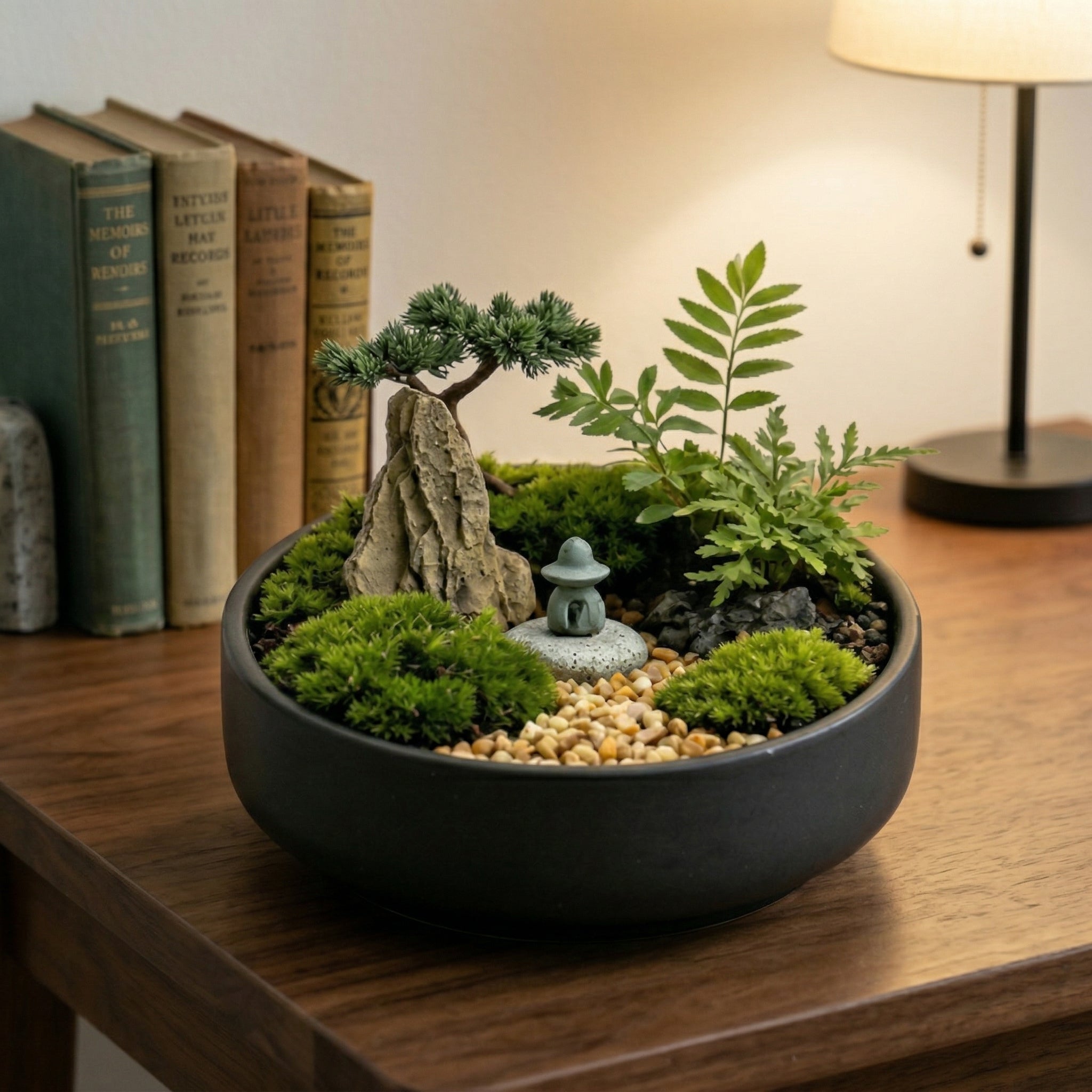 Zen Mountain Moss Micro Landscape Planter
