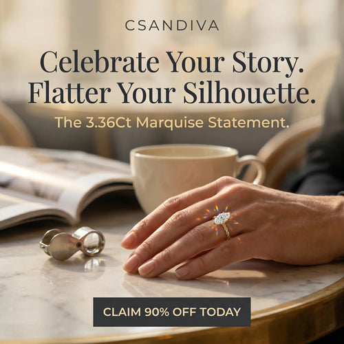 Csandiva™ The Sovereign Legacy | Hand-Forged 3.36Ct Marquise Masterpiece | Butter-Smooth Knuckle Fit, V-Prong Protection & Zero Green Fingers | Anniversary Artisan Batch 90% OFF Last Day 🔥