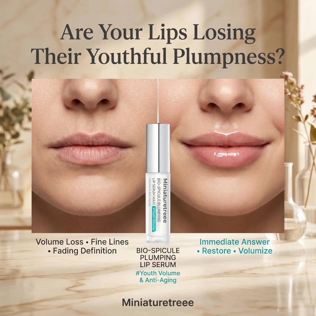 Miniaturetreee™ Bio-Spicule Plumping Lip Serum - Instant Natural Plump & 24/7 Glass-Like Hydration | Claim 90% OFF Today🔥