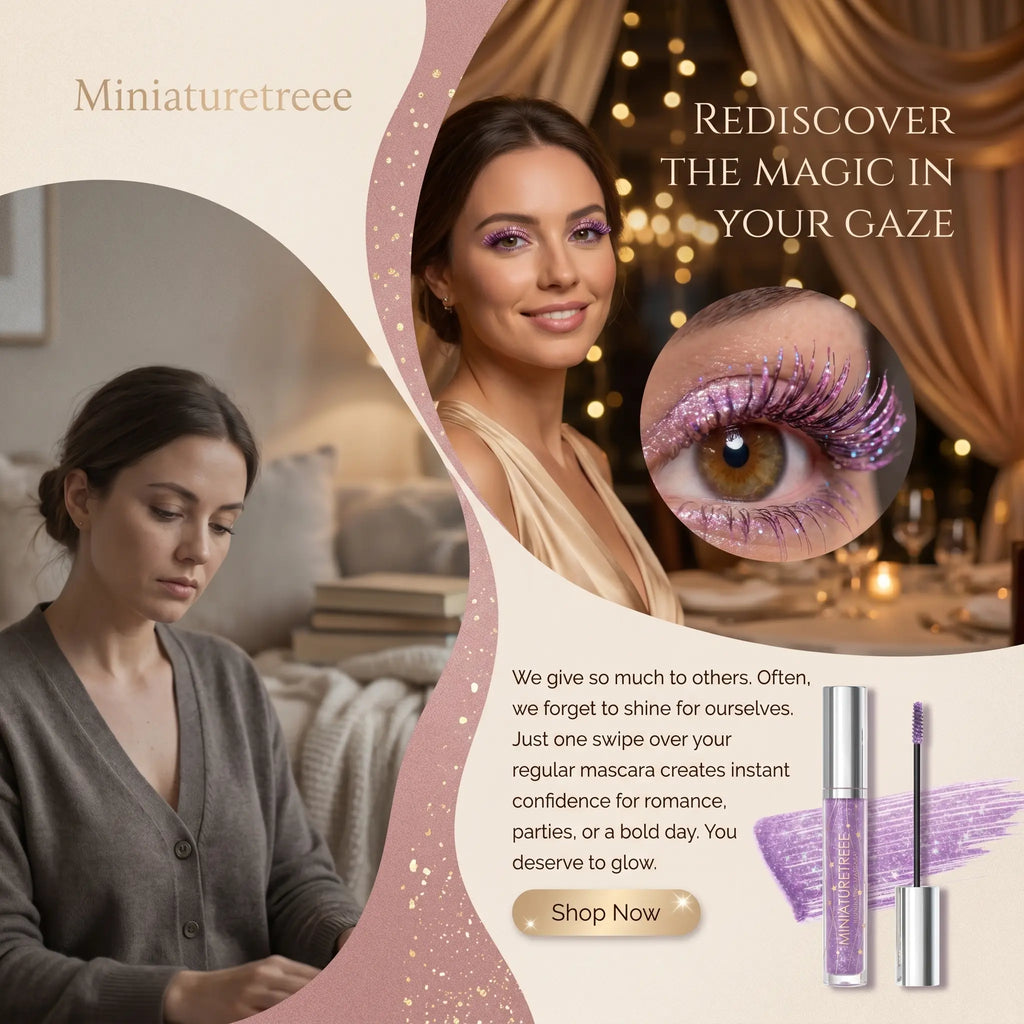 Miniaturetreee™ Illuminating Mascara - Instantly Awakens Tired Eyes & Adds an Elegant Micro-Sparkle | Last Day Claim 90% OFF 🔥