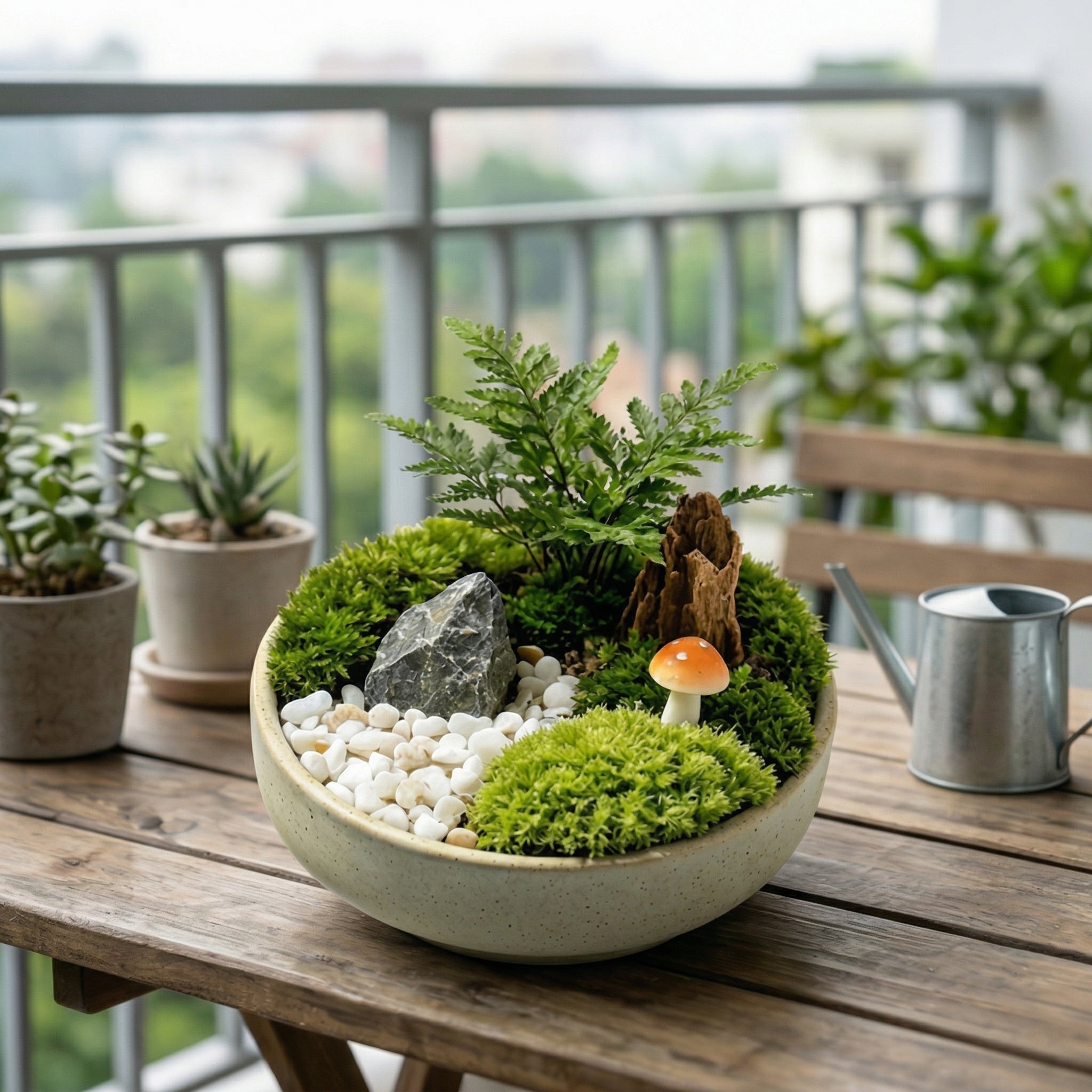 Enchanted Forest Moss Micro Landscape Planter