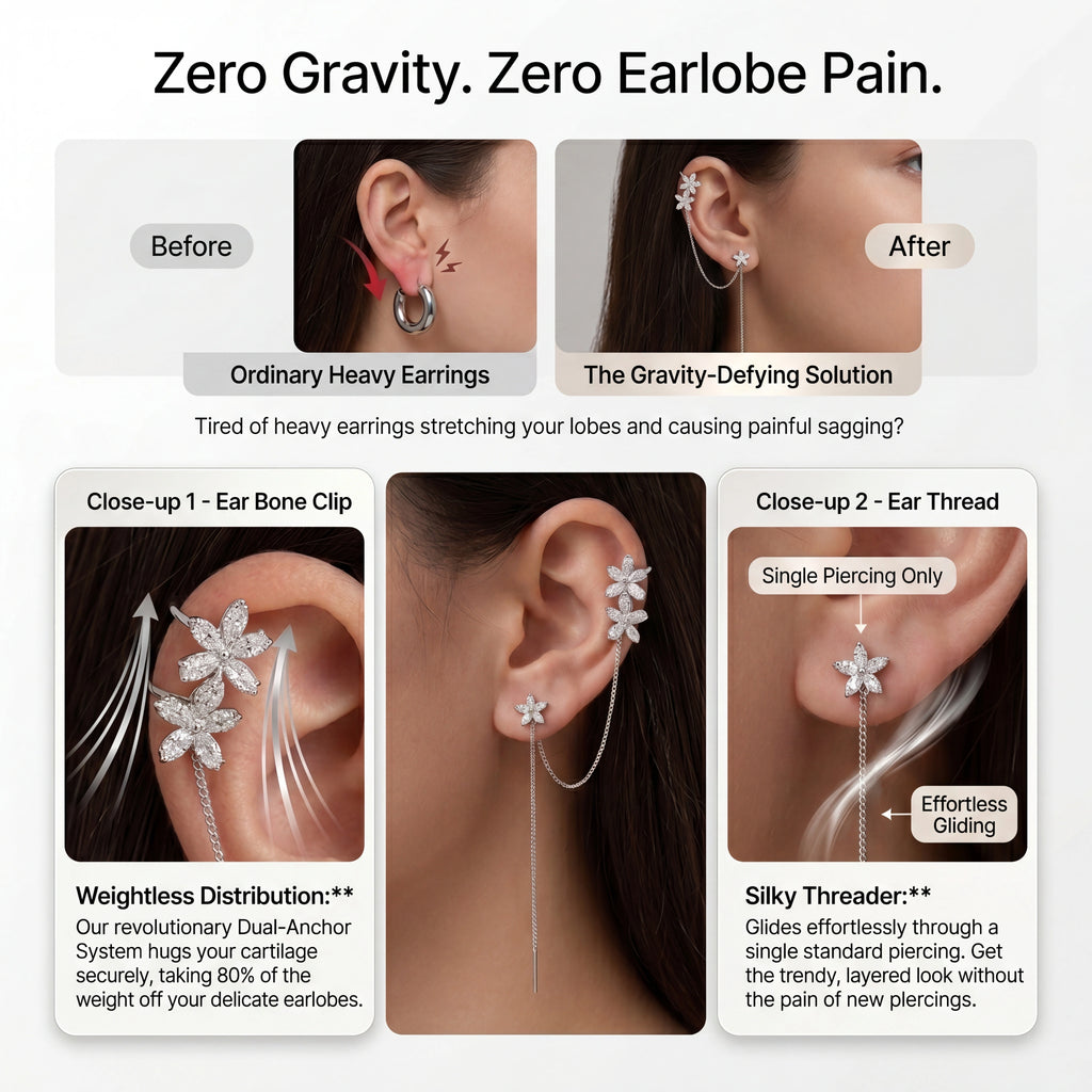 Secret VIP Glitch!🔓 80% OFF The Evergreen Lifting Cuff - Zero Lobe Sag, Instant Face-Lift