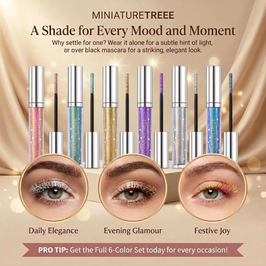 Miniaturetreee™ Illuminating Mascara - Instantly Awakens Tired Eyes & Adds an Elegant Micro-Sparkle | Last Day Claim 90% OFF 🔥