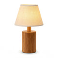 Modern Wooden Cylinder Table Lamp