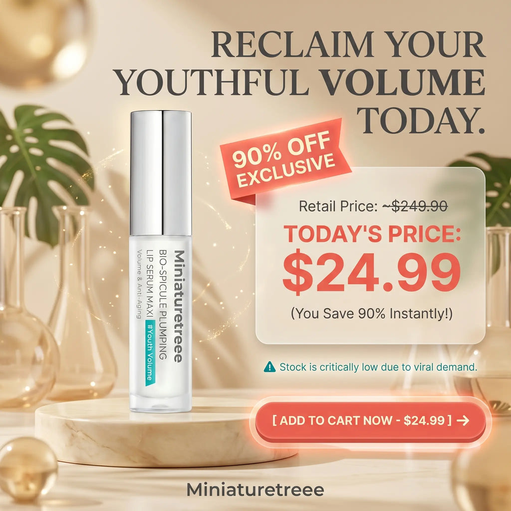 Miniaturetreee™ Bio-Spicule Plumping Lip Serum - Instant Natural Plump & 24/7 Glass-Like Hydration | Claim 90% OFF Today🔥