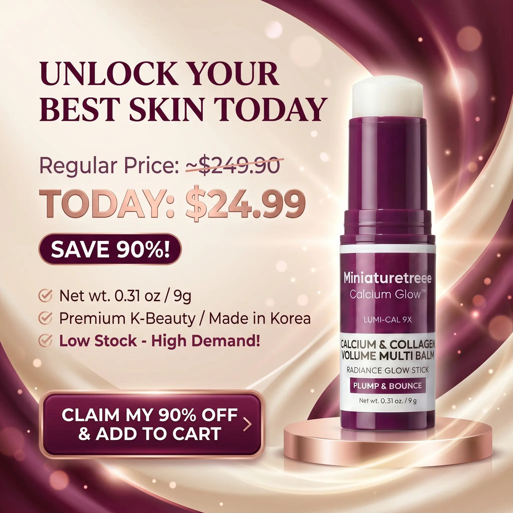 Miniaturetreee™ Calcium Glow Multi Balm - Visibly Plumps & Deeply Hydrates for a Radiant Finish | Last day Claim 90% OFF🔥